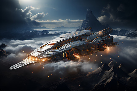 星际战舰穿越星云图片