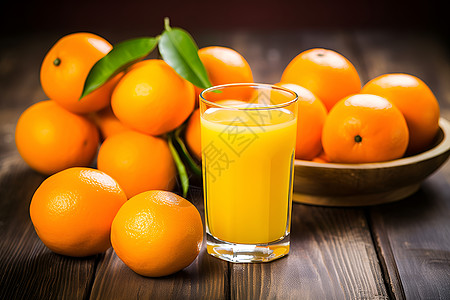 果汁与鲜橙共舞图片