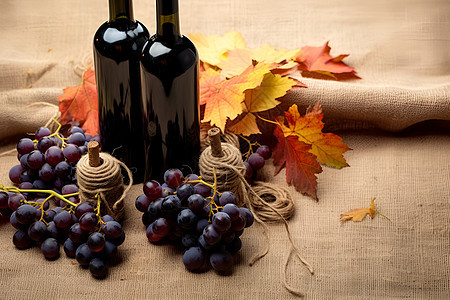 葡萄与美酒图片
