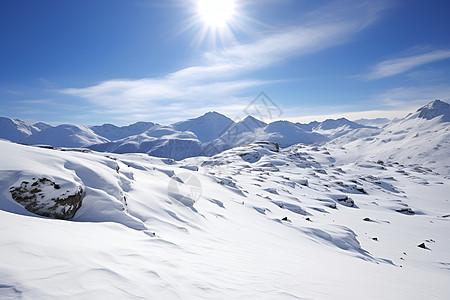 冰雪高峰图片