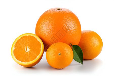 桌面上甜美的橙子图片