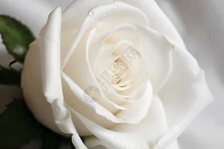 洁白的玫瑰花图片