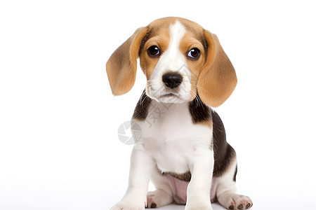 可爱的大耳朵小狗高清图片