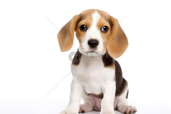 可爱的大耳朵小狗图片