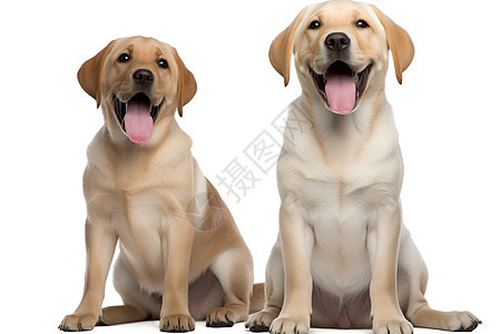 ps大狗素材两只微笑的大狗背景
