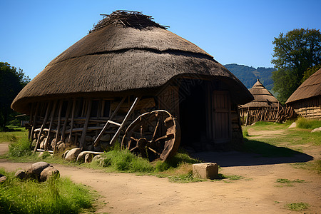 乡村的小屋建筑物图片