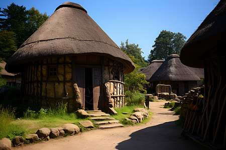 乡村的小屋建筑图片