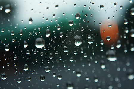 雨中的景色背景图片