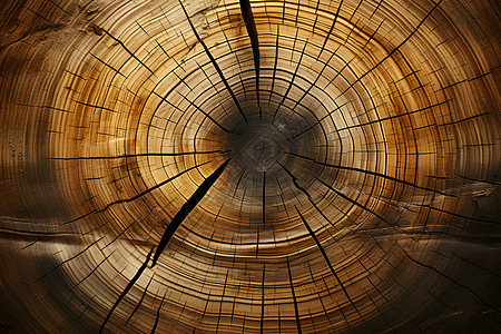 自然纹路的木材中心图片