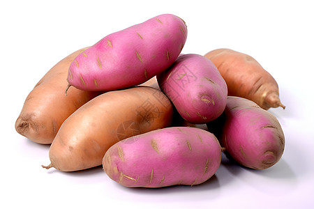 板栗红薯成熟的红薯背景