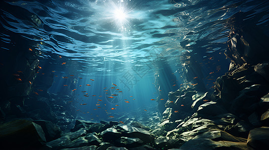 海洋生态背景图片