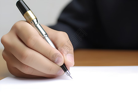 在白纸上写字图片素材