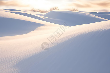 寒冷的冰雪天气背景图片