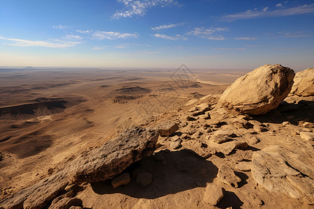 沙漠自然景观背景图片