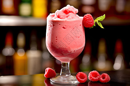 美味冰冻莓果奶昔背景图片