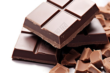巧克力碎片的美味诱惑图片
