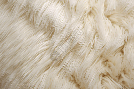 白色的毛绒纺织材料图片