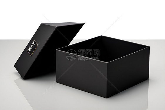 简约的黑色盒子图片