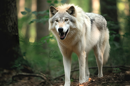 动物狼危险的狼背景