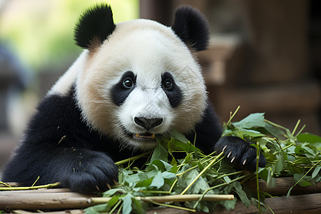 可爱的大熊猫图片