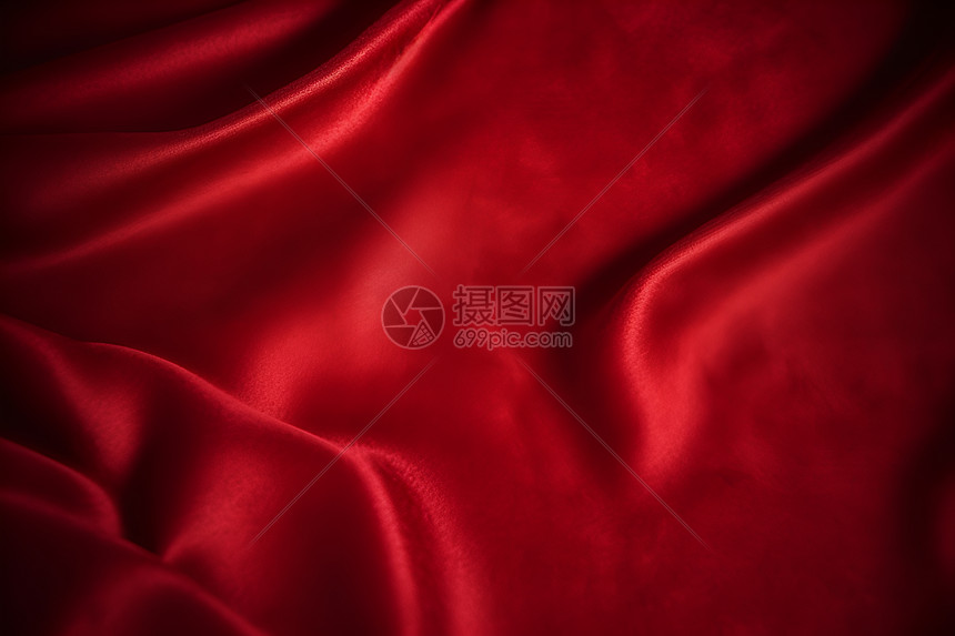 红丝绸图片