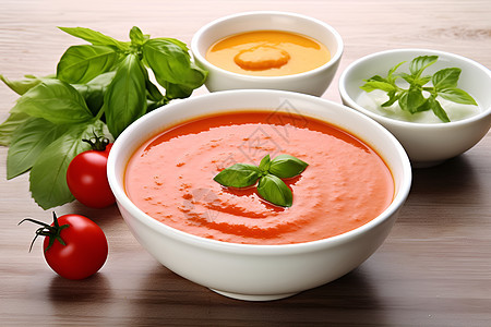 番茄汤调味料图片