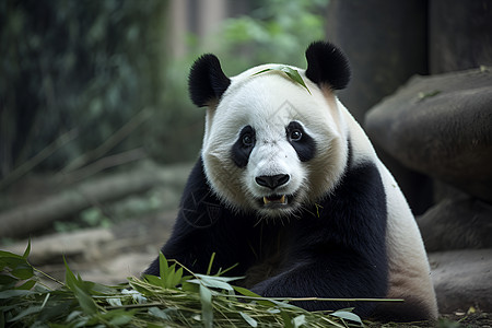 一个大熊猫背景图片