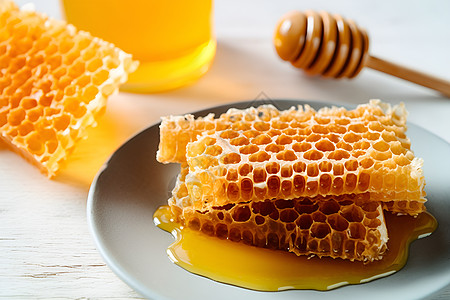 香甜的蜂蜜图片