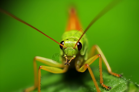 绿色昆虫背景图片