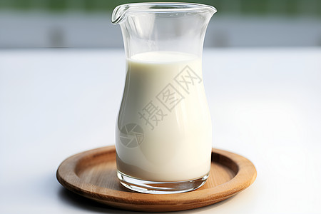 一杯牛奶背景图片
