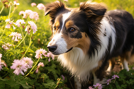 可爱的牧羊犬图片