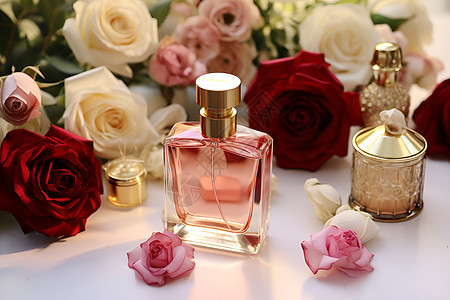 玫瑰香味香水图片