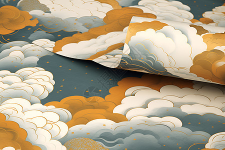 云中仙境背景图片