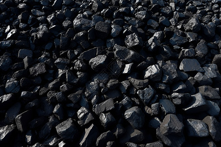 堆积的工业煤炭背景图片