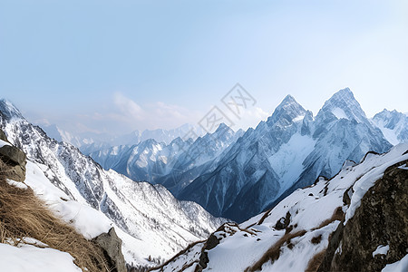 雪山风景图片