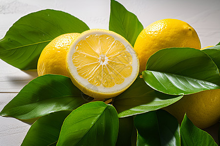 清新的柠檬图片