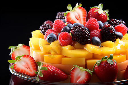 香甜的水果背景图片
