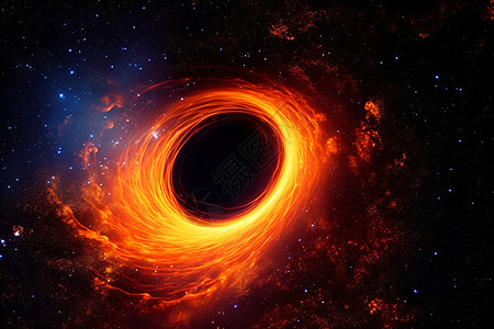 绚丽宇宙绚丽的宇宙漩涡黑洞插画