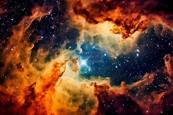 绚烂的宇宙星云图片