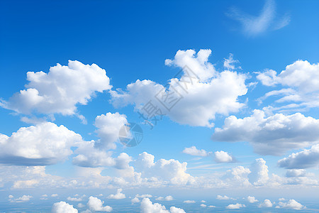 蓝天白云的风景图片