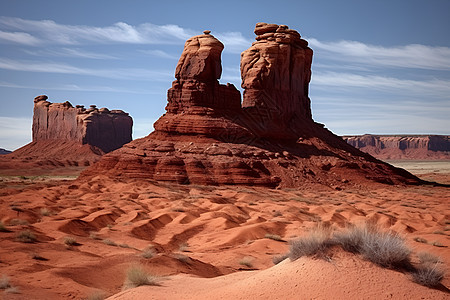 独特地质的沙漠景观图片