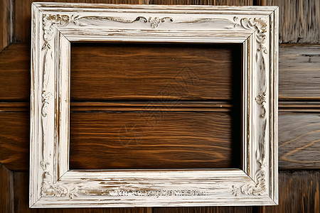 巴洛克风格的木质相框图片