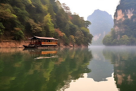 迷蒙的风景图片