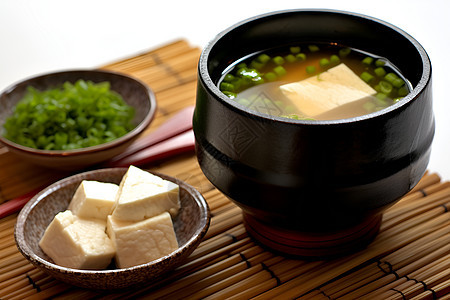 健康新鲜的豆腐汤图片