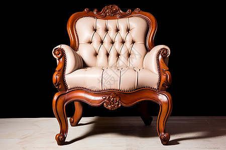 古朴豪华的椅子背景图片