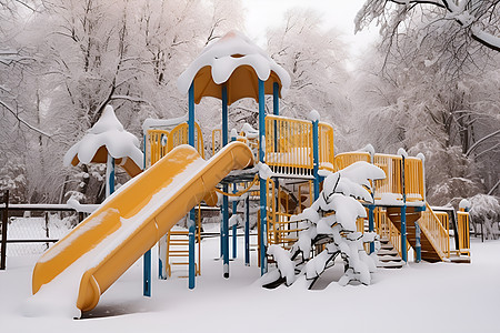 冬季户外的乐园图片