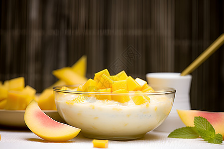 芒果美食背景图片