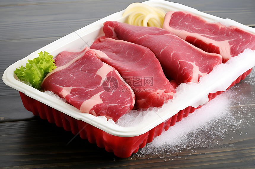 健康新鲜的猪肉图片