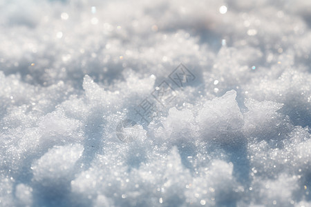 冬天的寒冷白雪背景图片