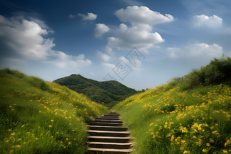 青山绿野的美景图片